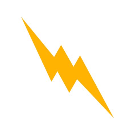 Yellow Lightning Bolt Icon Transparent Png Svg Vector File Images
