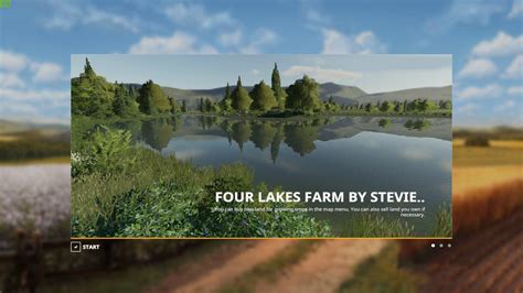 Fs19 Four Lakes Farm Map 20022021 Farming Simulator 19 Modsclub