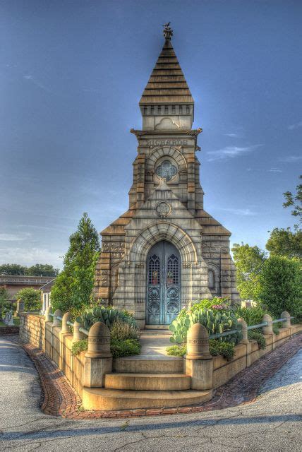 Oakland Cemetery Richards Mausoleum Front View Oakland Cemetery