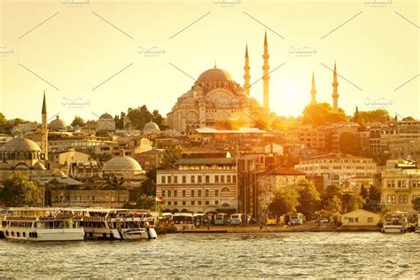 Golden Horn In Istanbul By Lopatin Photo On Creativemarket Golden Horn