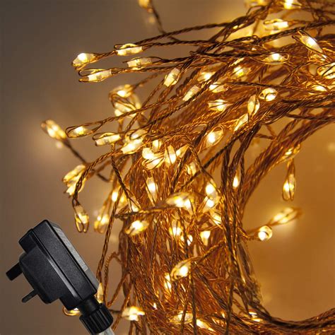 Qbis Premium Led Cluster Lights Christmas Garland Fairy Lights 240