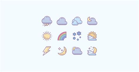 Weather Kawaii Clipart Cute Weather Clipart 16036 Clipart Library