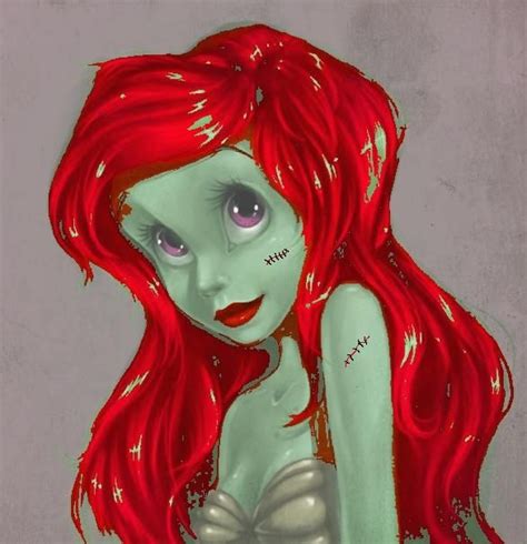 Zombie Ariel By Jess Zombie Attack I Love Snow Awesome Things