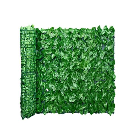 Jeashchat Artificial Ivy Privacy Fence Screen Expandable Fence Privacy