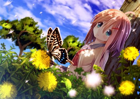 Butterfly Girl Wallpapers Wallpaper Cave