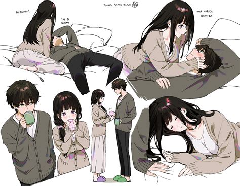 Chitanda Eru And Oreki Houtarou Hyouka Drawn By Mery Yangmalgage