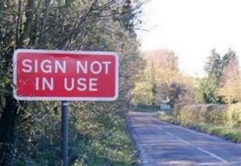 Ten Of The Most Pointless Signs And Notices You Will Ever See