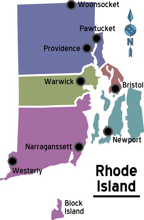 Filemap Of Rhode Island Regionspng Wikitravel Shared