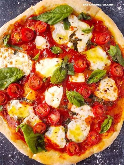 Best Homemade Margherita Pizza Recipe 5 Ingredients Easy And Delish