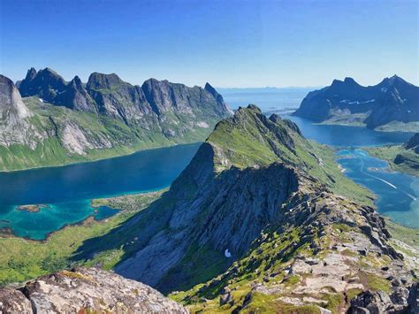 Lofoten Islands Norway Best Hikes Outdoor Hiking Fjord Archipelago