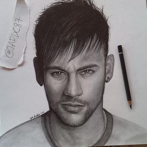 But you can practice more and more to make your drawings perfect. Neymar Jr Sketch | Sketch in 2019 | Pencil drawings ...