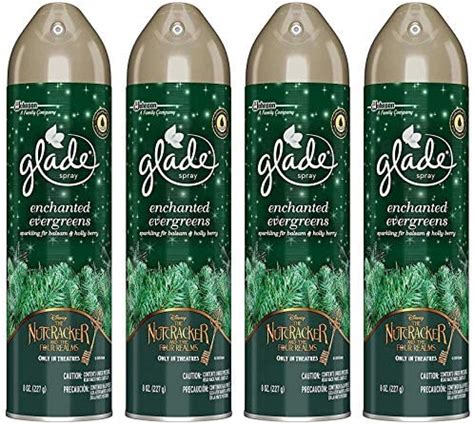 Glade Air Freshener Spray Holiday Collection Enchanted Evergreens Net Wt Oz G