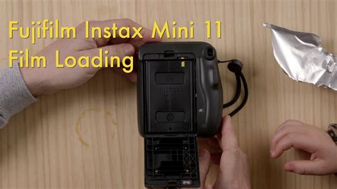 How To Load The Fujifilm Instax Mini 11 Film Loading Youtube