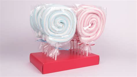Swirly Marshmallow Lollipop Personalised Lollipops Distinctive