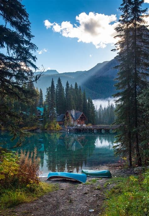Emerald Lake British Columbia Canada By Earl Dieta Travel