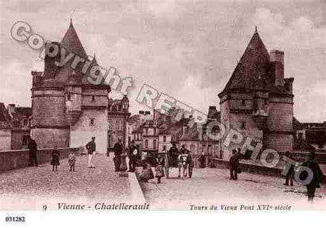 Ville De Chatellerault Ph062573 E Cliché Tiré Dune Carte Ancienne