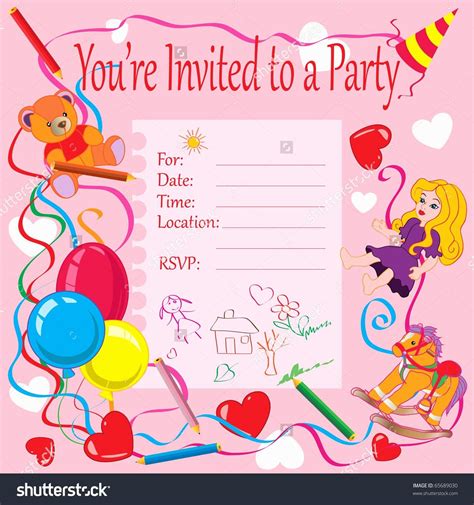Kids Party Invitation Template Lovely 4 Step Make Your Own Birthday