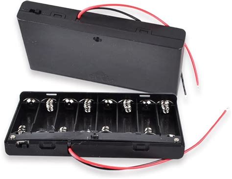 12v Aa Battery Pack With Leads 8 X 15v Aa Battery Case Holder