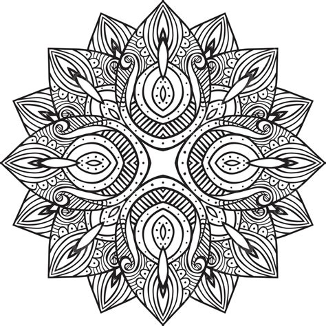 Hand Drawn Ornament Page Tribal Ornament Vector Ornament Drawing Hand