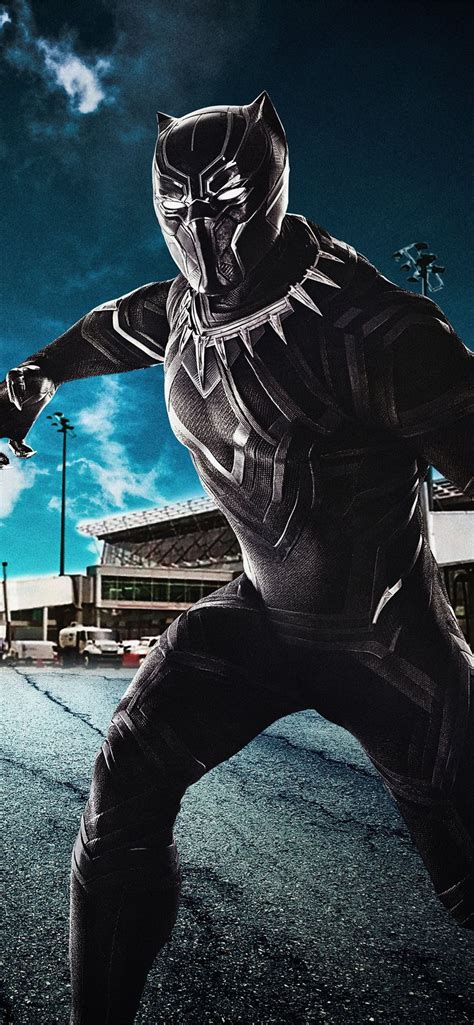 Black Panther Captain America Civil War 8k Iphone 11 Wallpapers Free