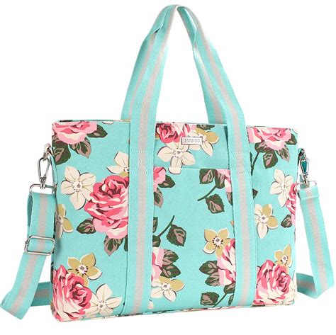 Mosiso Laptop Tote Bag Up To 173 Inchcanvas Classic Travel Shopping