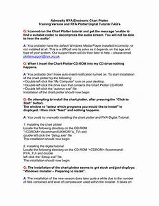 Rya Chart Plotter Frequently Asked Questions