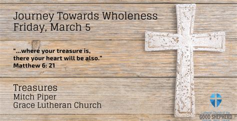 March 5 Devotion · Lutheran Church Of The Good Shepherd