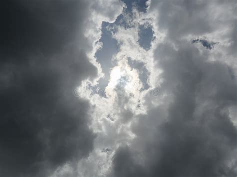 Cumulonimbus Cloud Formations On Tropical Sky Stock Photo Image Of