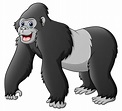 Gorila divertido de dibujos animados | Descargar Vectores Premium
