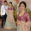 Divya khosla with her hubby at Sonam Ahuja wedding | Outfits, Lehnga ...