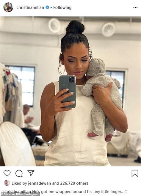 Christina Milian Gets All Glammed Up For Sweet Mirror Selfie With Three