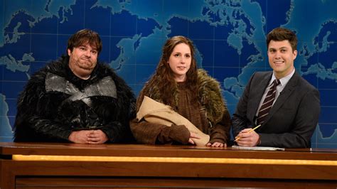 Watch Saturday Night Live Highlight Weekend Update Game Of Thrones