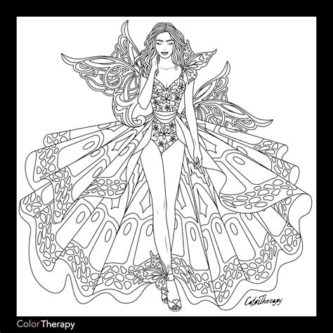Fashion Coloring Pages For Adults