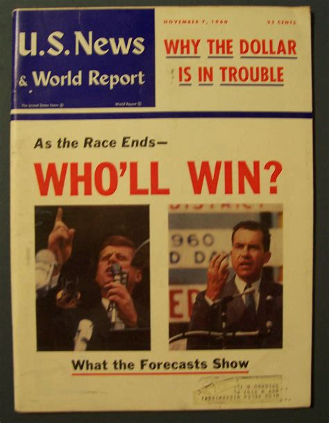 Us News And World Report Magazine November 7 1960