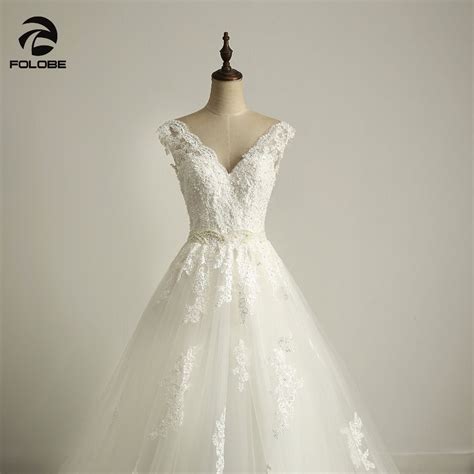 Off Shoulder Lace Appliques Crystal Vintage Wedding Dress Uniqistic