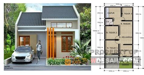 desain rumah sederhana  kamar lebar  meter desain rumah minimalis