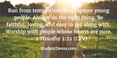 Teen Devotion Youth Devotion Daily Bible Verse Devotions For
