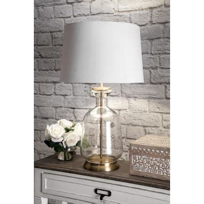 Table Lamps Bed Bath Beyond Gold Table Lamp Clear Glass Table