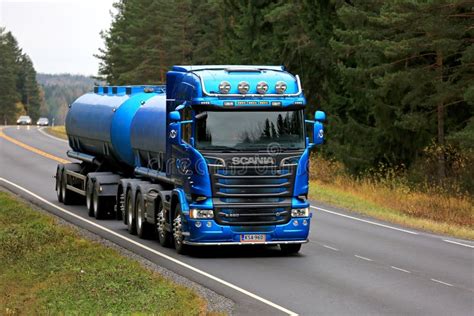 Scania R580 Tank Truck On Rural Road Editorial Stock Photo Image Of