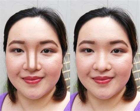 To contour your nose start by using a small brush and some bronzer to draw contour lines from your brow bone to the bottom of your nose. How To Contour Nose Step By Step - How to Wiki 89