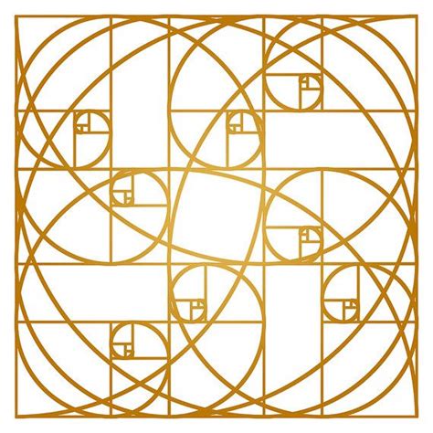 Golden Ratio Geometry Art Fibonacci Art Golden Ratio In Design