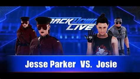 Wwe 2k20 Jesse Parker Vs Josie Bei Smackdown Youtube