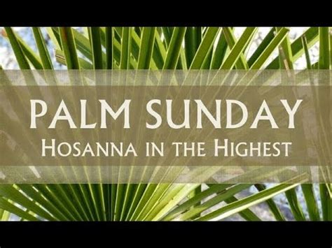 Palm sunday is a christian moveable feast that falls on the sunday before easter. Palm Sunday 04/05/2020 - YouTube