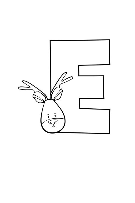 Free Printable Bubble Letter E Lowercase And Uppercase Freebie