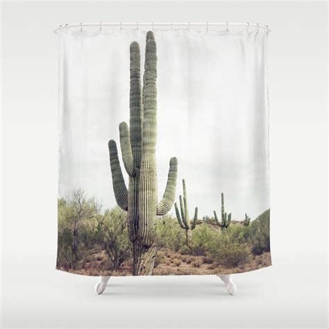 Desert Cactus Shower Curtain By Katypie Society6 Cactus Shower