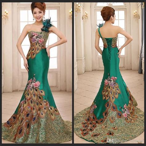 Peacock Feather Wedding Dresses
