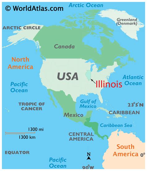 Illinois Map / Geography of Illinois/ Map of Illinois - Worldatlas.com