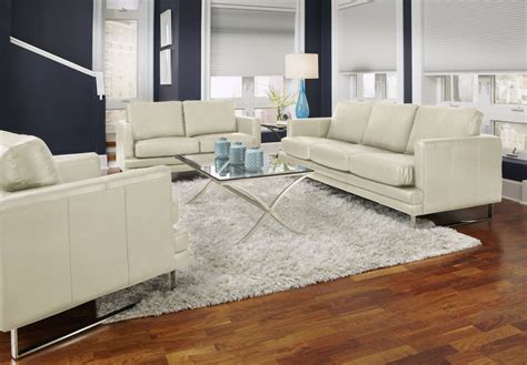 Melbourne White Leather Living Room Set From Lazzaro Wh 1003 30 3500
