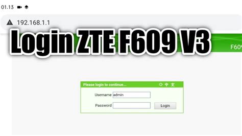 Zte f609 default router login. Super User Zte F609 V3 / Update Terbaru Password ...
