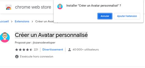 Créer Son Avatar Personnalisé Avec Une Extension Du Chrome Web Store